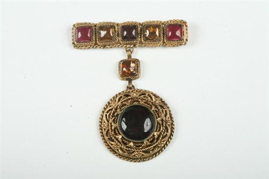 CHANEL GRIPOIX BYZANTINE BROOCH