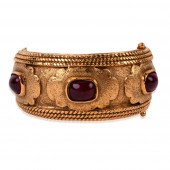 CHANEL GRIPOIX CUFF BRACELT, C