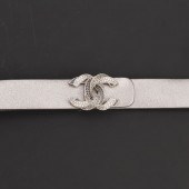 CHANEL INTERLOCKING CC SILVER