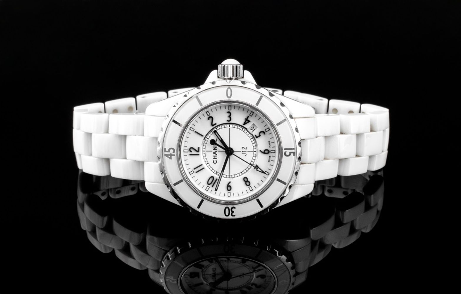 CHANEL J12 WHITE CERAMIC WOMEN'S