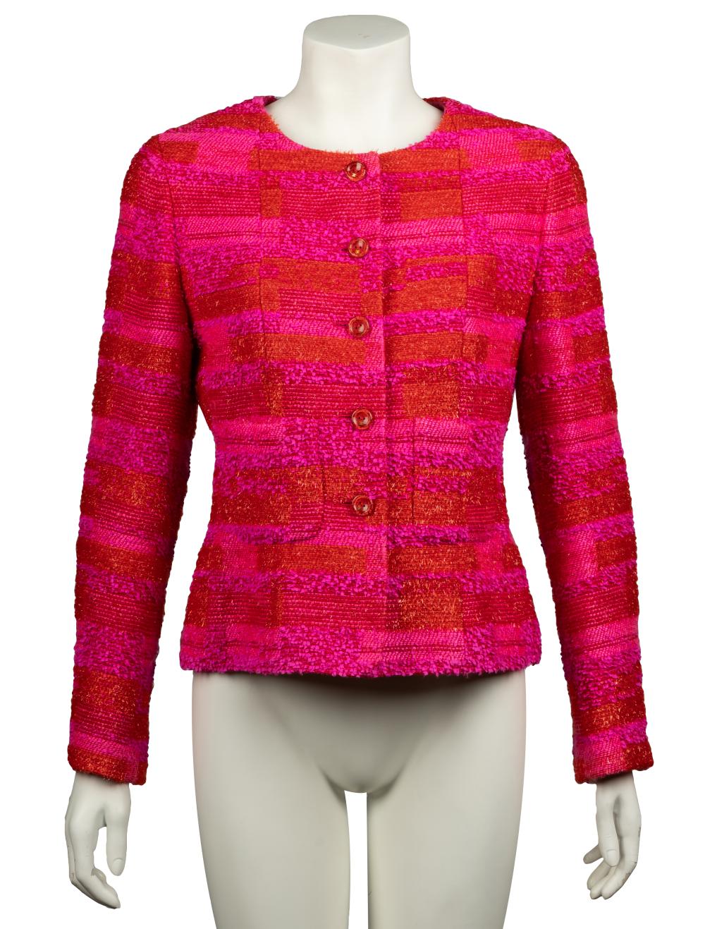 CHANEL JACKETmagenta and red