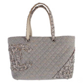 CHANEL LUXURY GREY & PINK TWEE
