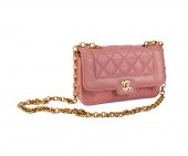 CHANEL MINI PINK DIANA FLAP BA