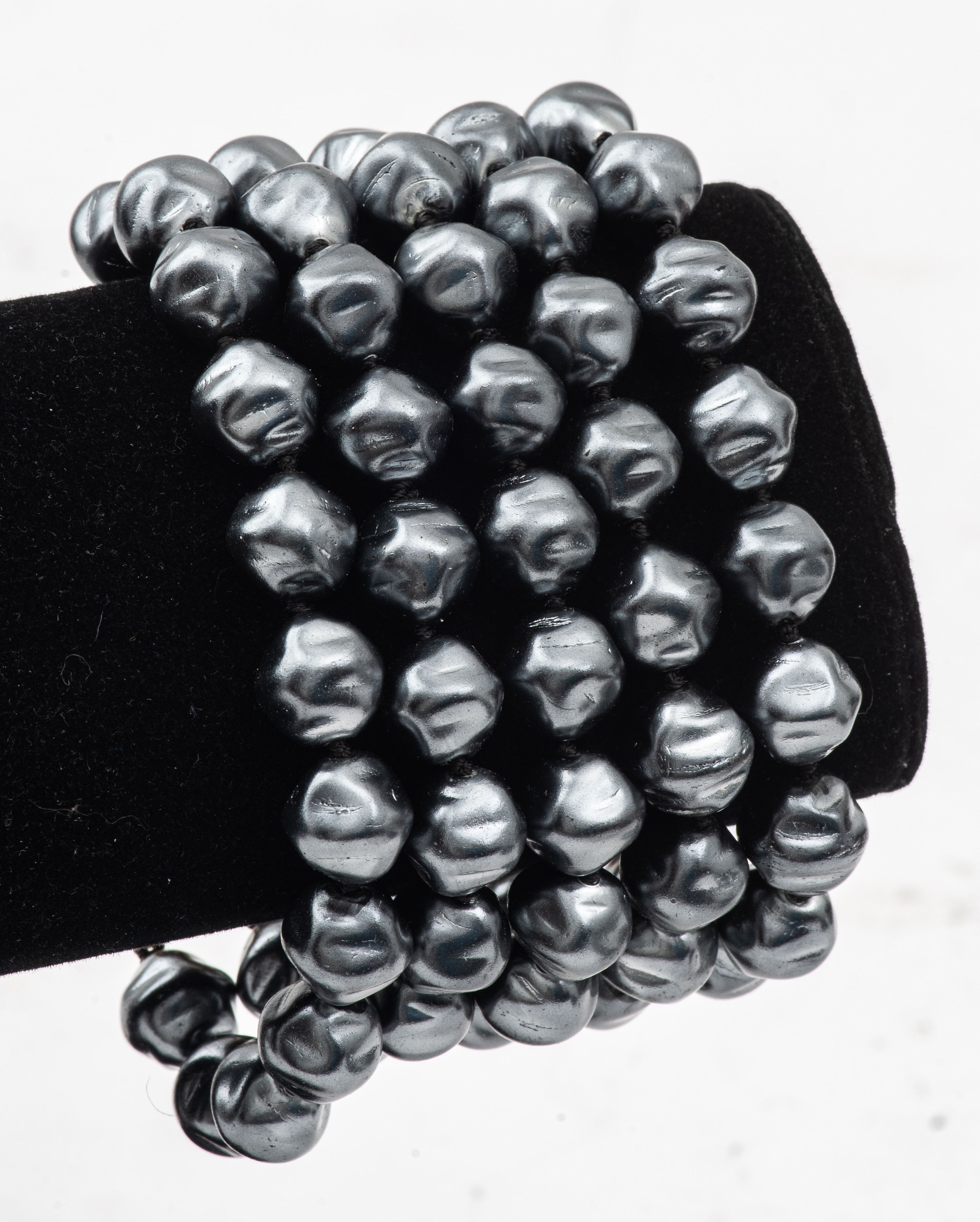 CHANEL MULTI STRAND FAUX PEARL