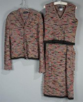 CHANEL MULTICOLORED KNIT THREE