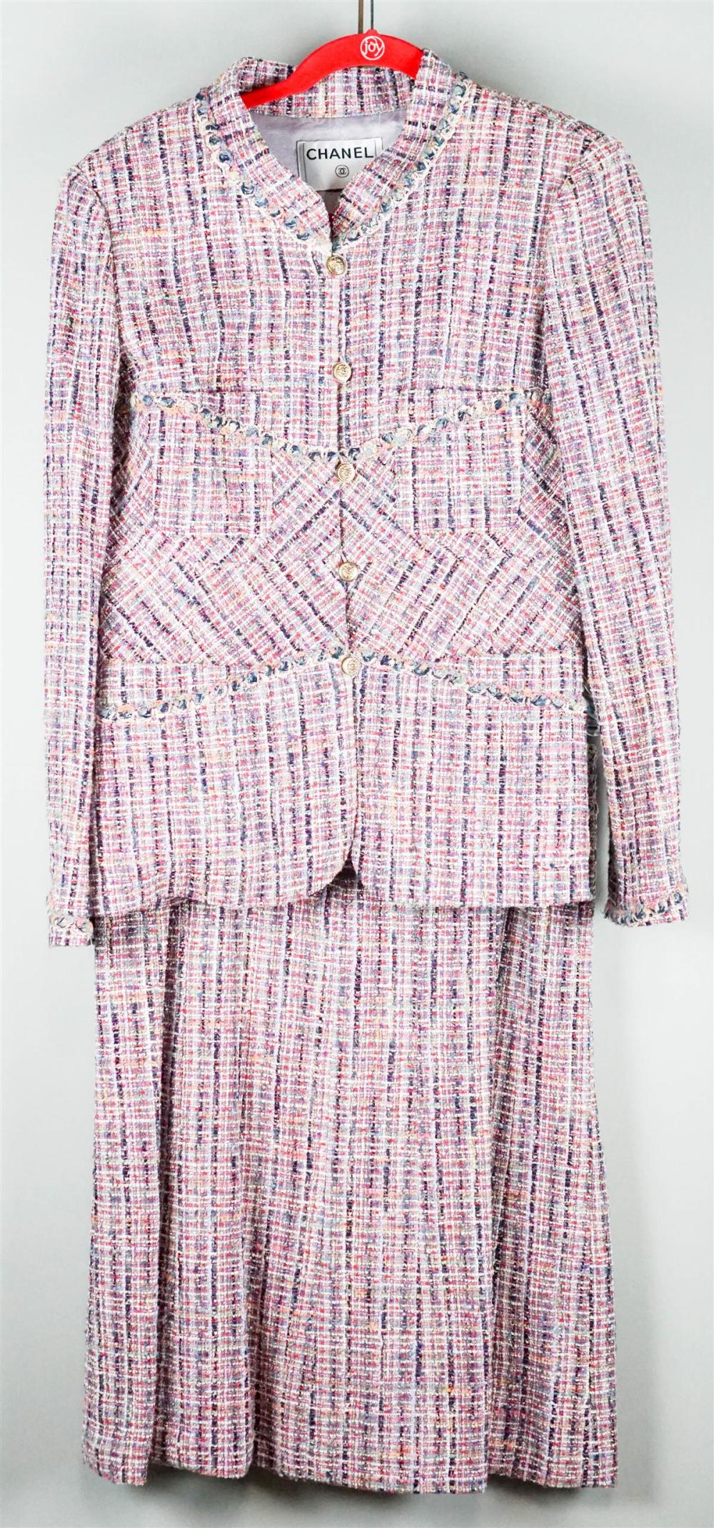 CHANEL MULTICOLORED TWEED SKIRT