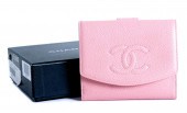 CHANEL PINK CAVIAR LEATHER TRI