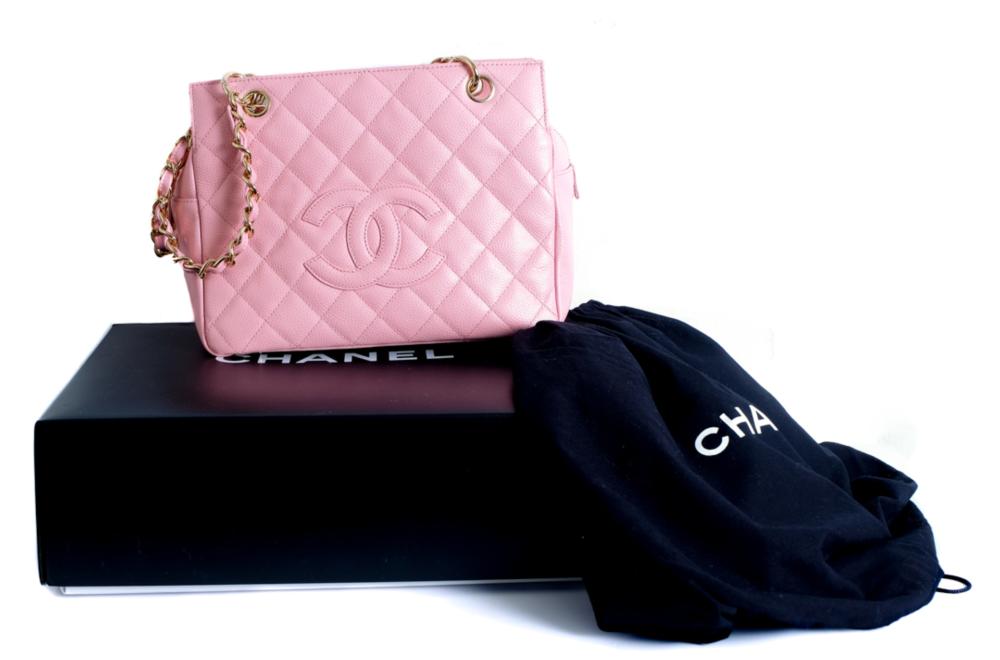CHANEL PINK ROSE QUILTED CAVIAR