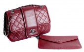 CHANEL QUILTED LAMBSKIN FLAP B