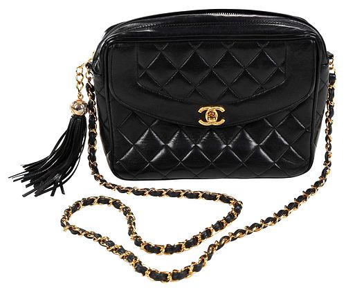 CHANEL QUILTED LEATHER DIANA FLAP