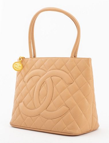 CHANEL &QUOT;MEDALLION&QUOT; TOTE