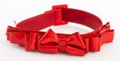 CHANEL RED LEATHER & VINYL BEL