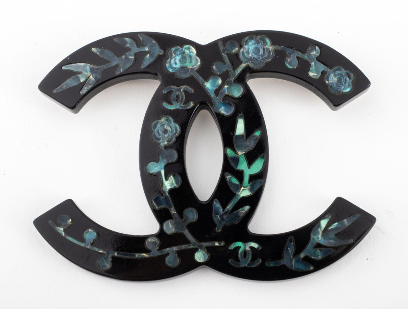 CHANEL RUNWAY ACRYLIC BROOCH,