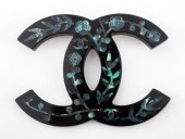 CHANEL RUNWAY ACRYLIC BROOCH,