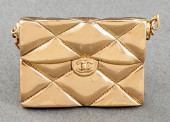 CHANEL RUNWAY GOLD-TONE HANDBA