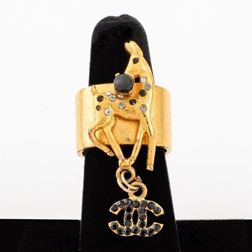 CHANEL RUNWAY GOLD-TONE METAL