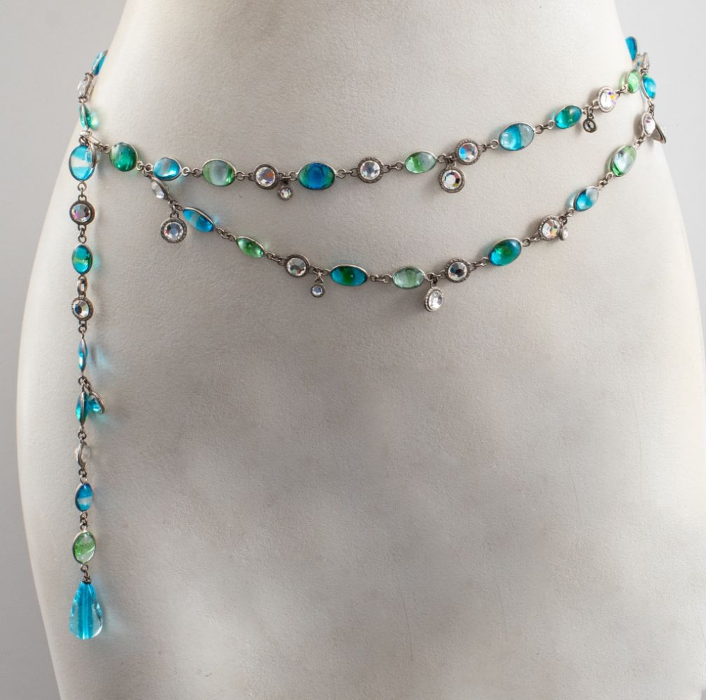 CHANEL RUNWAY GRIPOIX CHAIN LINK