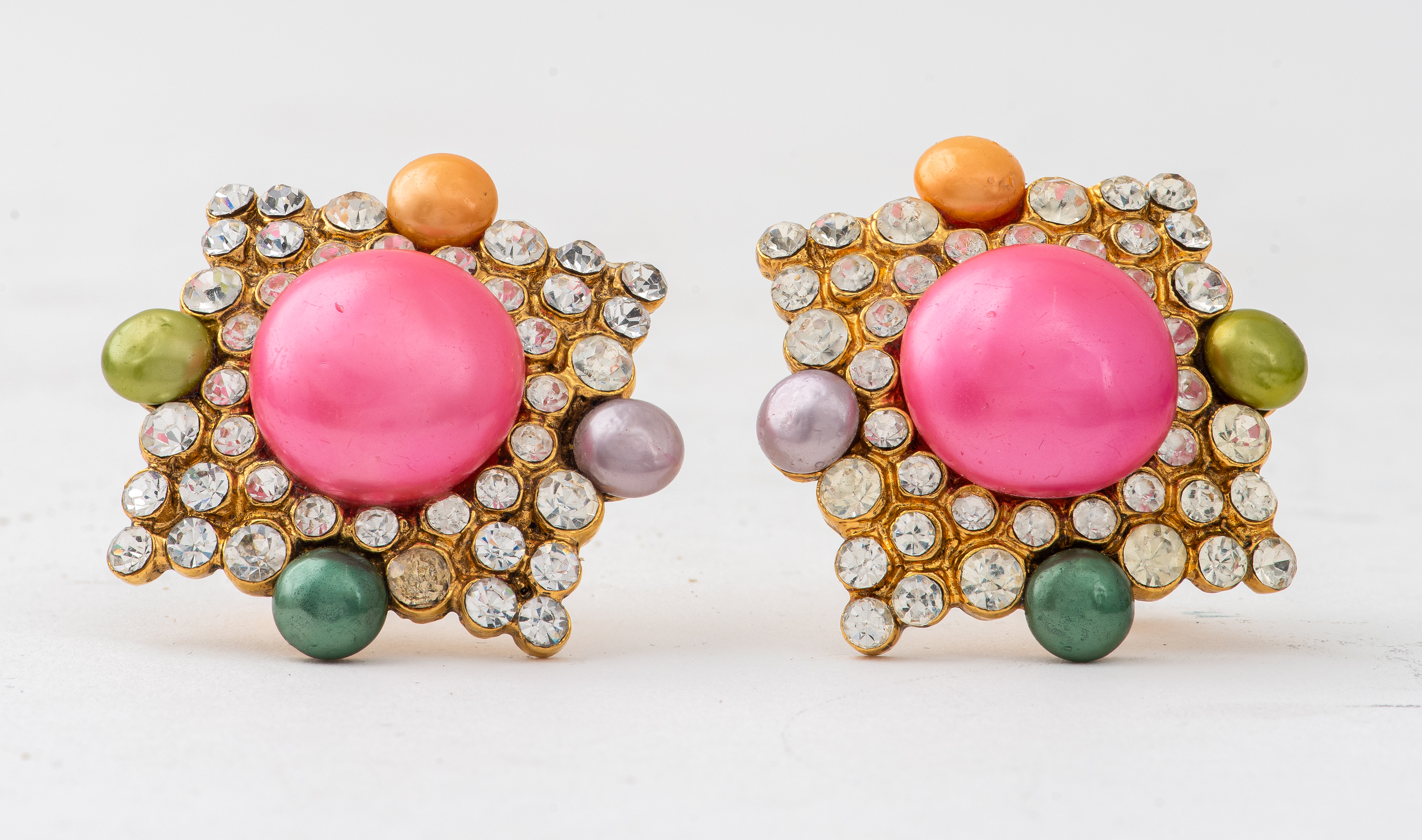 CHANEL RUNWAY RHINESTONE AND FAUX