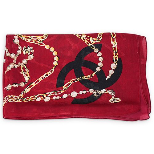 CHANEL SILK BURGUNDY