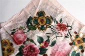 Chanel silk floral scarf    Th