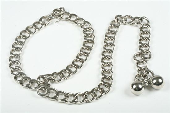 CHANEL SILVERTONE CHAIN LINK BELT