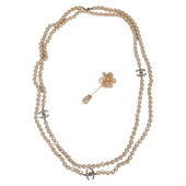 CHANEL SINGLE STRAND FAUX PEAR