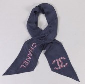 CHANEL SLIM BANDEAU SILK SCARF