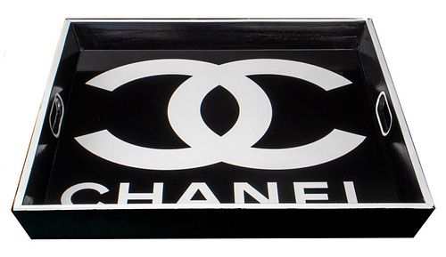 CHANEL STYLE GLAM FASHION BLACK