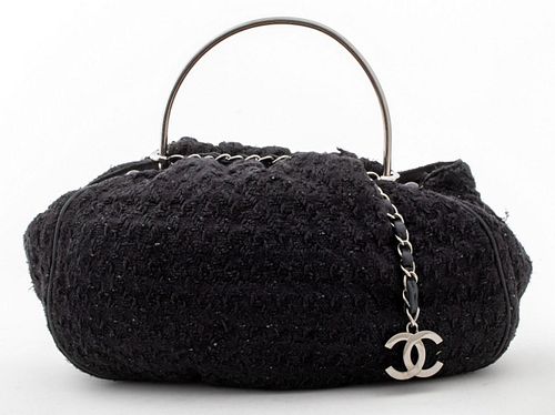 CHANEL TWEED BOUCLE HANDBAGChanel