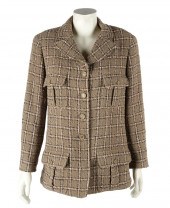 CHANEL TWEED JACKETwith label;