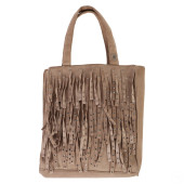 CHANEL VINTAGE 90'S SUEDE FRIN