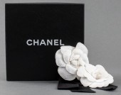 CHANEL WHITE CAMELLIA FLOWER B