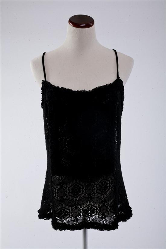 CHANEL WOOL LACE CAMISOLE size 44