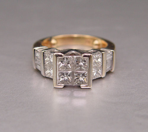 CHANNEL AND INVISIBLE SET DIAMOND