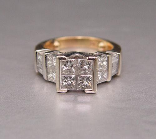 CHANNEL AND INVISIBLE SET DIAMOND