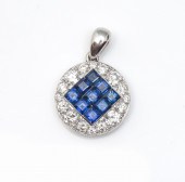 CHANNEL SET SAPPHIRE & DIAMOND