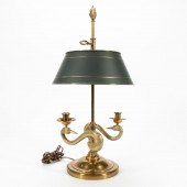 CHAPMAN BRASS DOUBLE SWAN HEAD