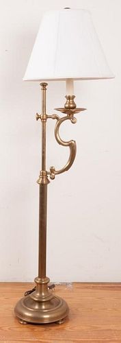 CHAPMAN BRASS FLOOR LAMPLabeled