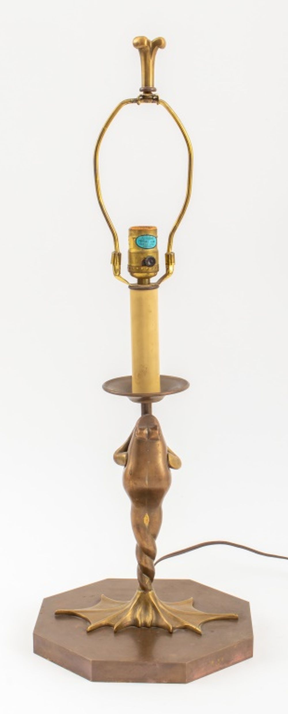 CHAPMAN BRASS FROG FORM TABLE