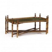 CHAPMAN, FAUX BAMBOO AND BRASS