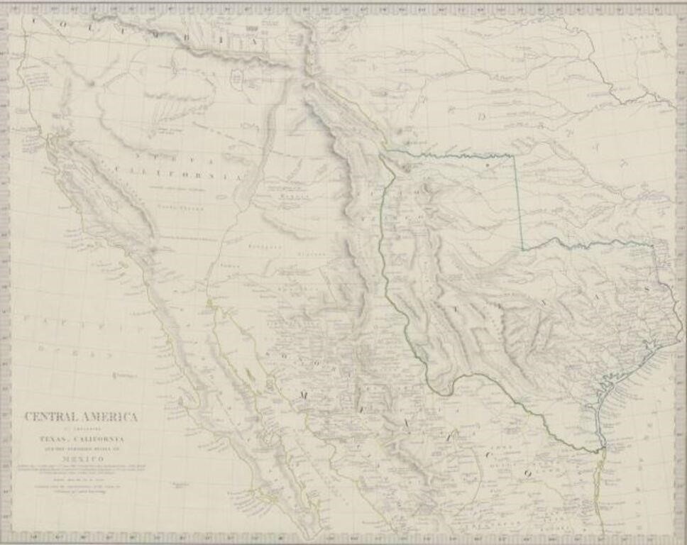 CHAPMAN & HALL MAP TEXAS