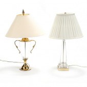 CHAPMAN, TWO TABLE LAMPS  The
