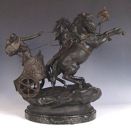 CHAR DE LA VICTOIRE SCULPTURE.