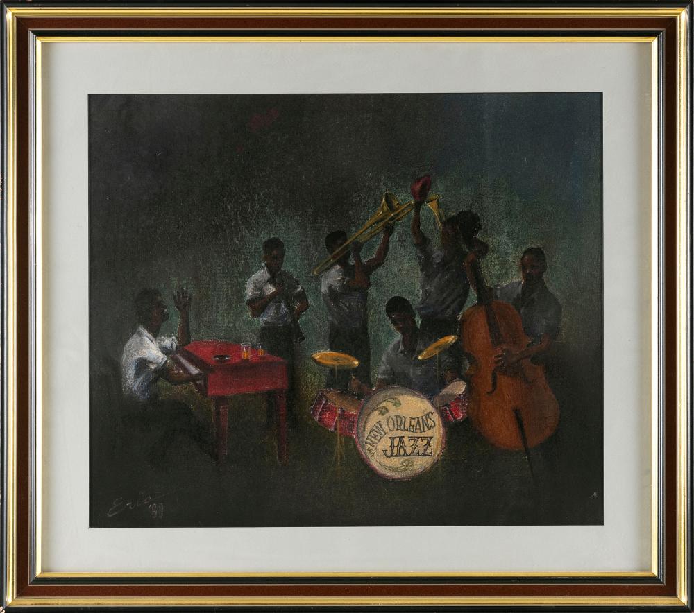 CHARCOAL DRAWING OF A NEW ORLEANS