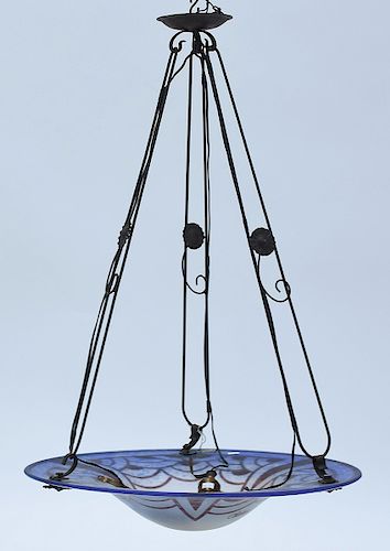 CHARDER CAMEO GLASS ART DECO