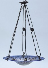 CHARDER CAMEO GLASS ART DECO H