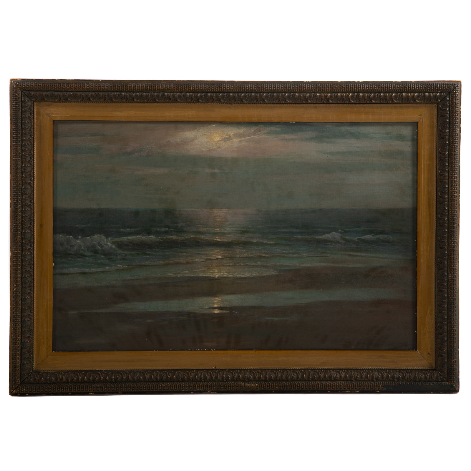 CHARLES A. WATSON. SEASCAPE, OIL