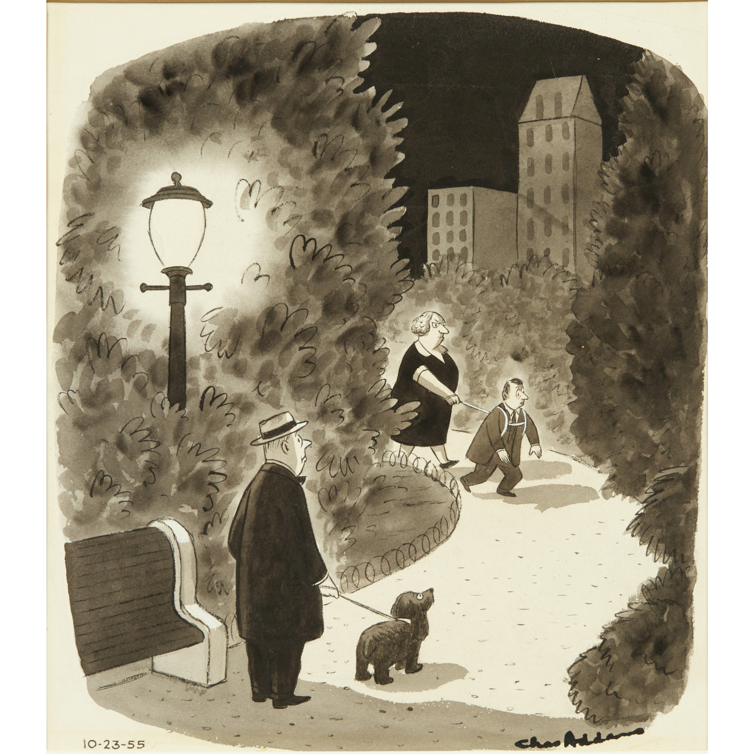 CHARLES ADDAMS, ORIGINAL CARTOON