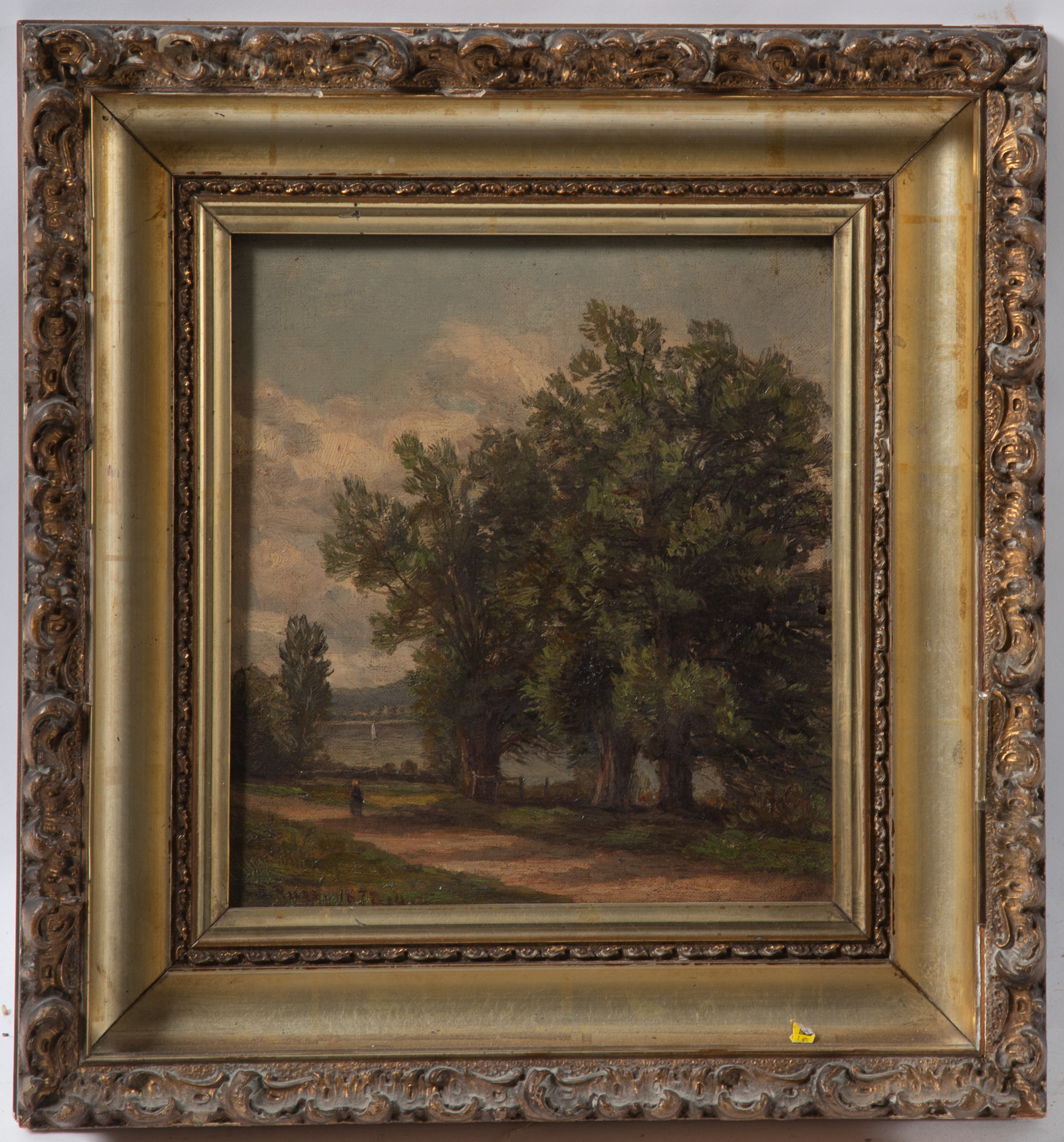 CHARLES B. RUSS. FIGURE ON A