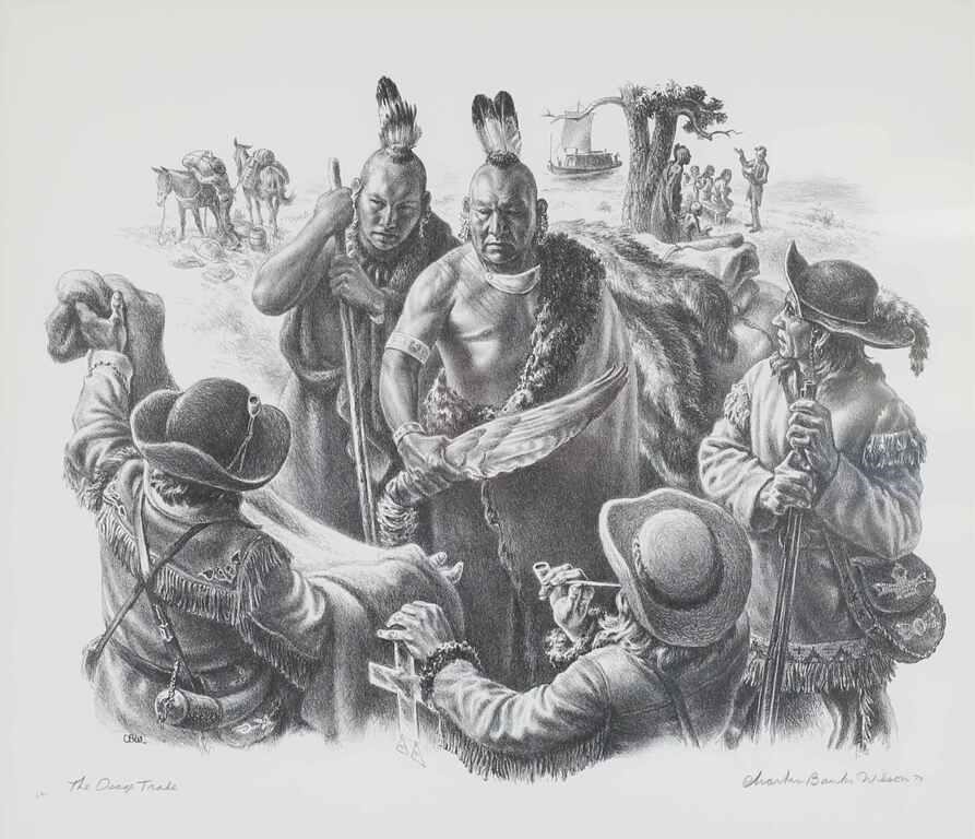 CHARLES BANKS WILSON LITHOGRAPH THE